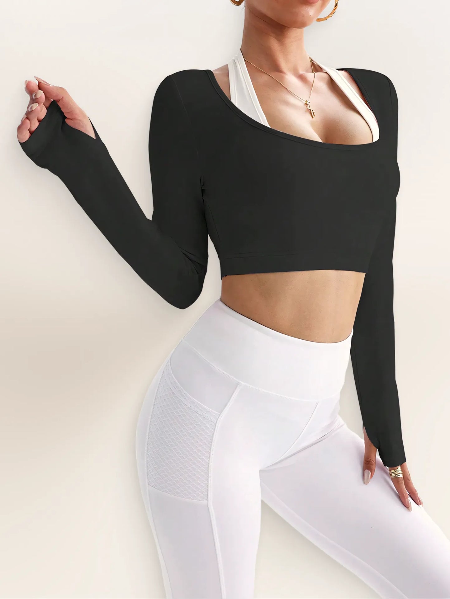 Lux Performance High Neck Tee