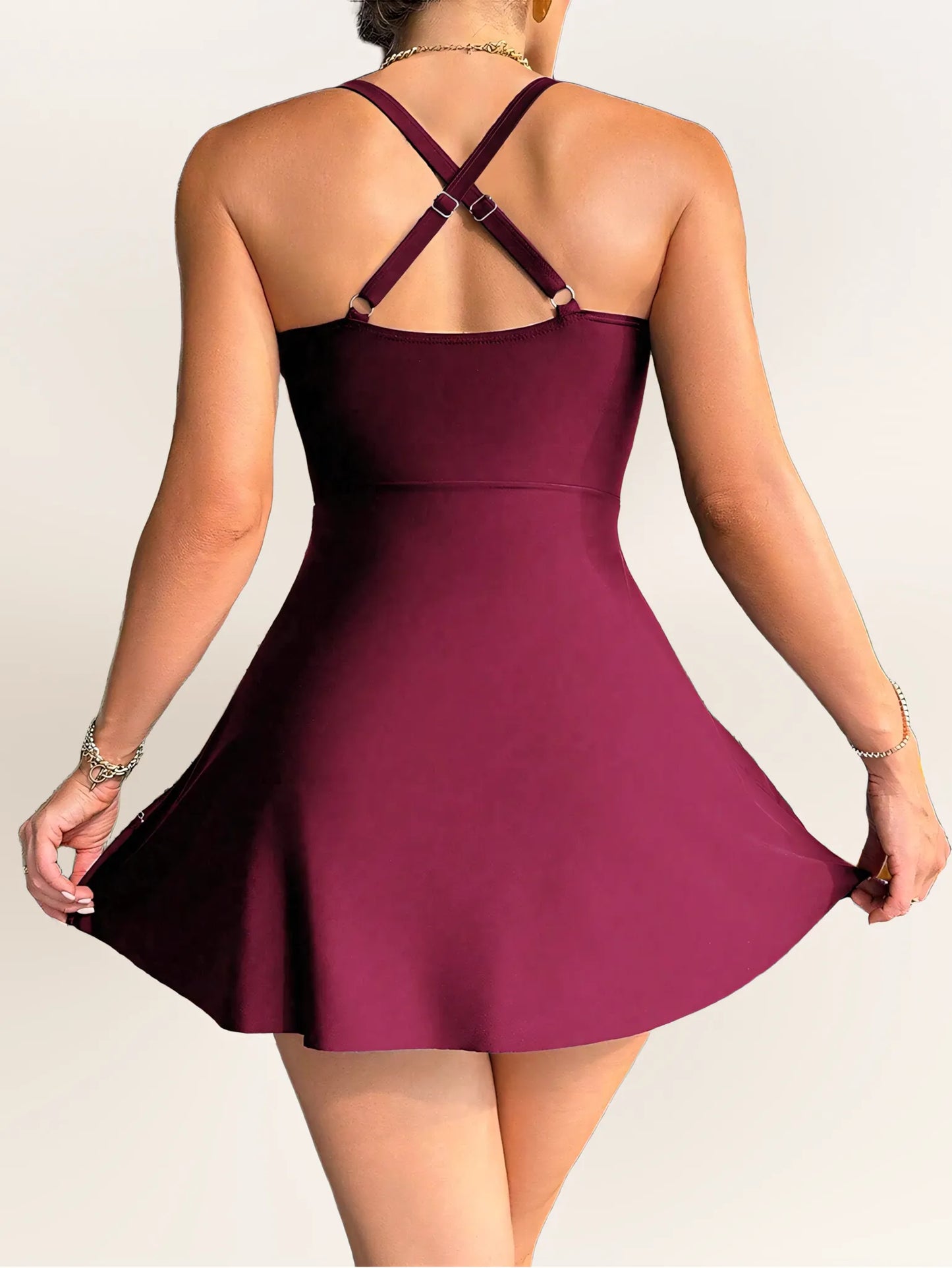 Aura V-Neck One-Piece