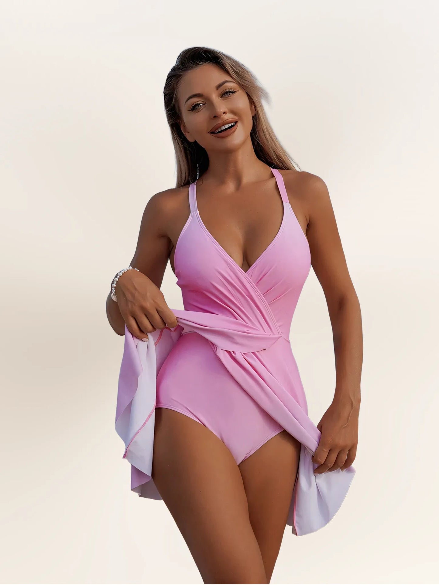 Aura V-Neck One-Piece