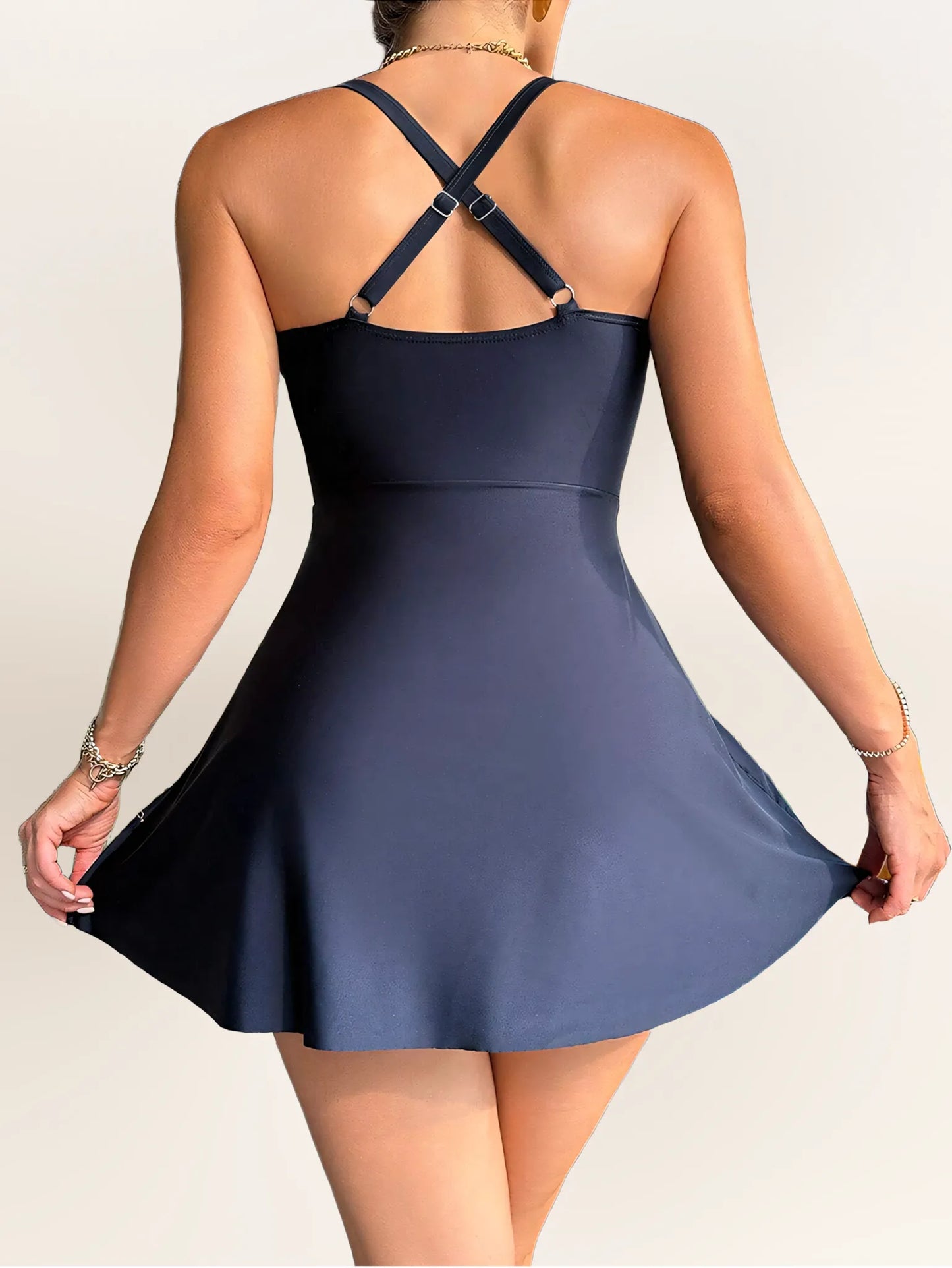 Aura V-Neck One-Piece
