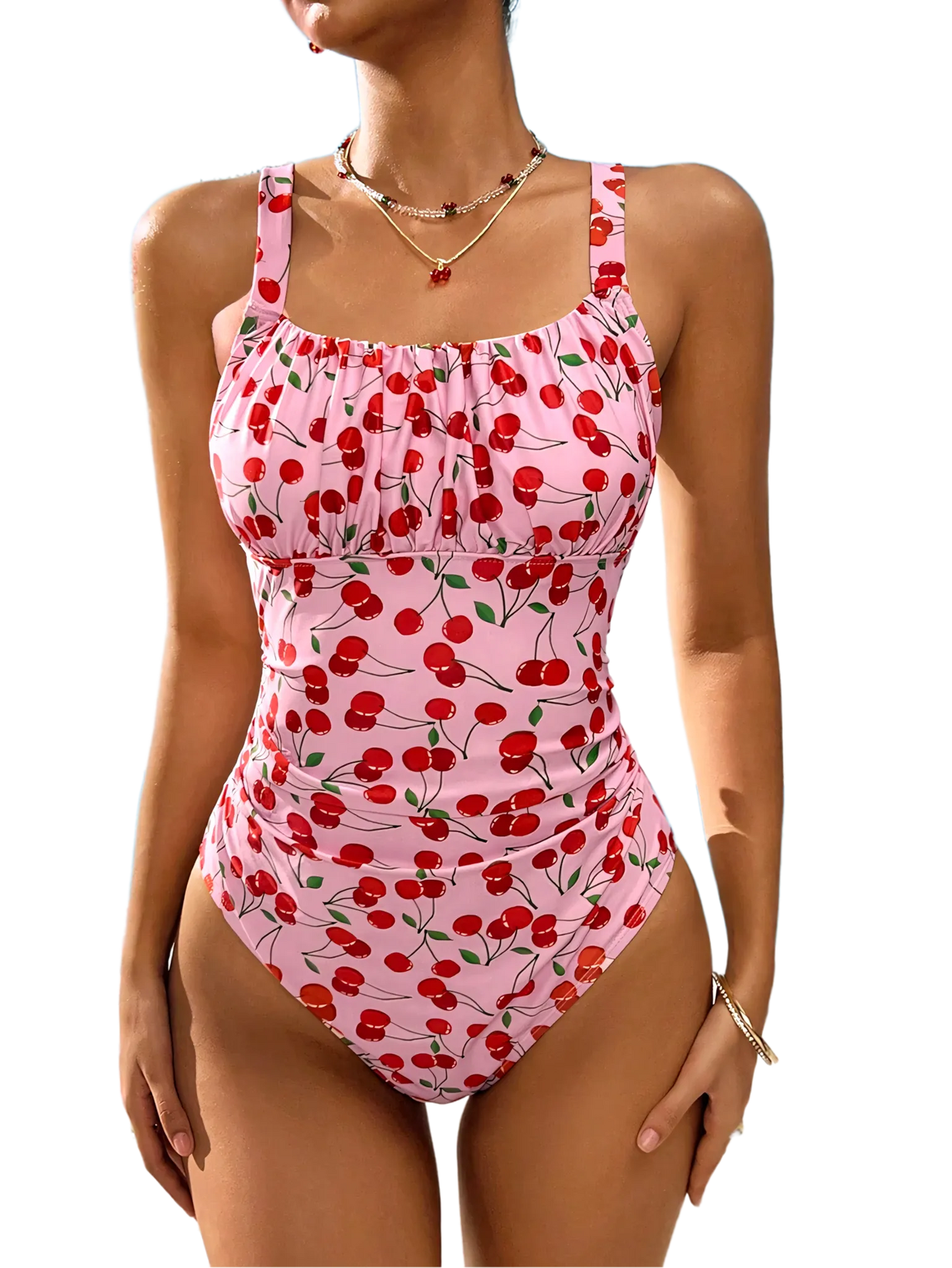 Scrunched One-Piece Side Ties