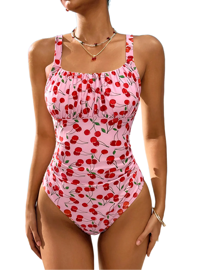 Scrunched One-Piece Side Ties