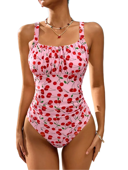 Scrunched One-Piece Side Ties