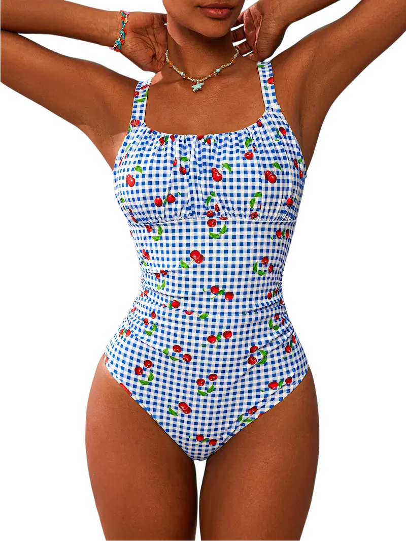 Scrunched One-Piece Side Ties