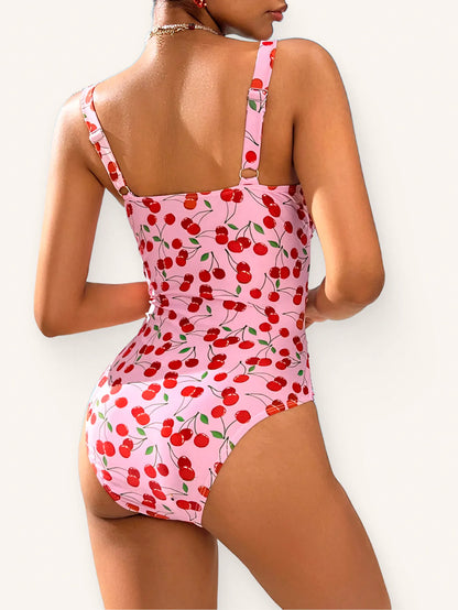 Scrunched One-Piece Side Ties