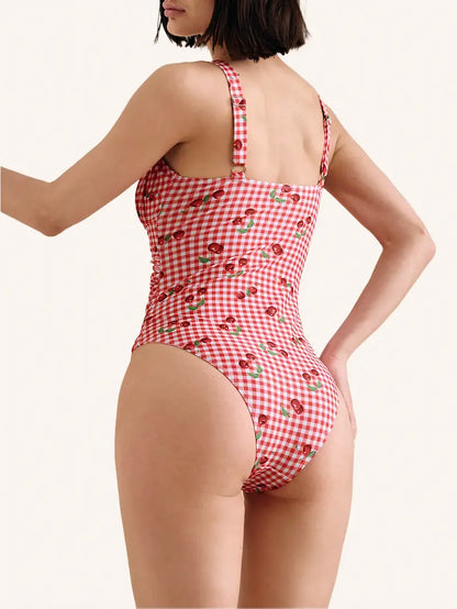 Scrunched One-Piece Side Ties