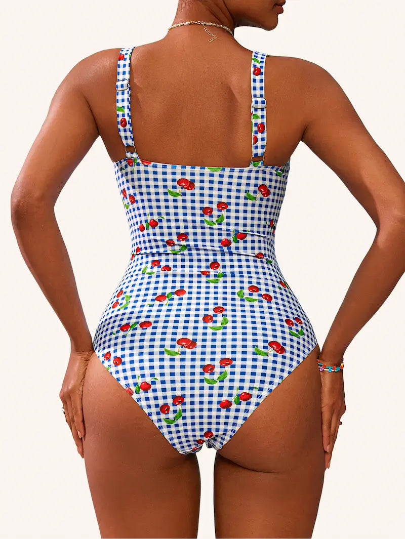 Scrunched One-Piece Side Ties