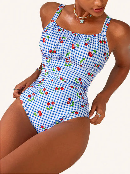 Scrunched One-Piece Side Ties