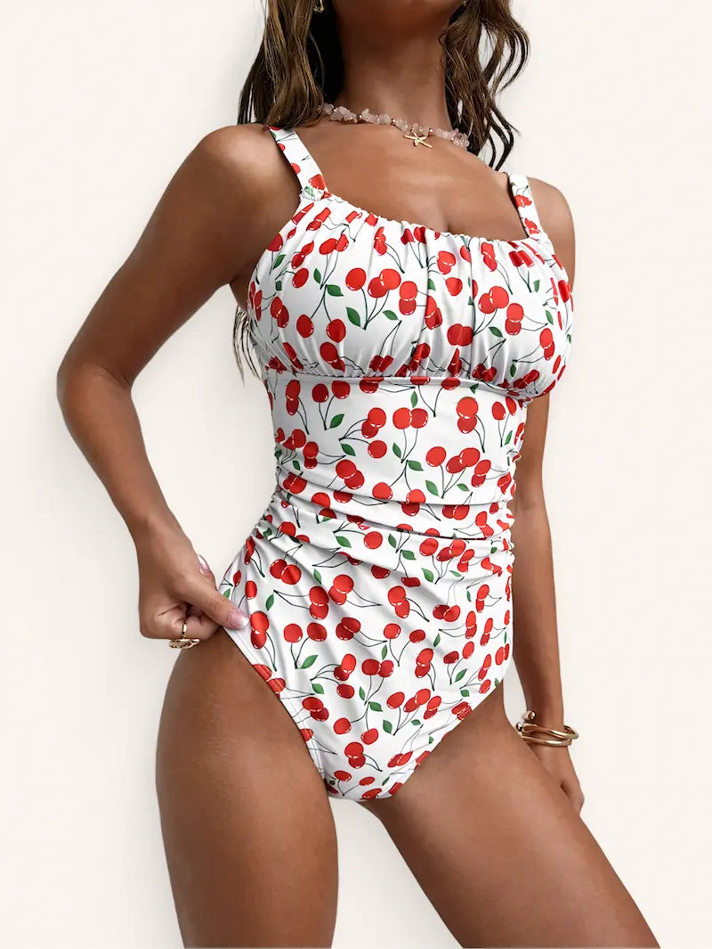 Scrunched One-Piece Side Ties