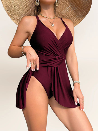 Aura V-Neck One-Piece