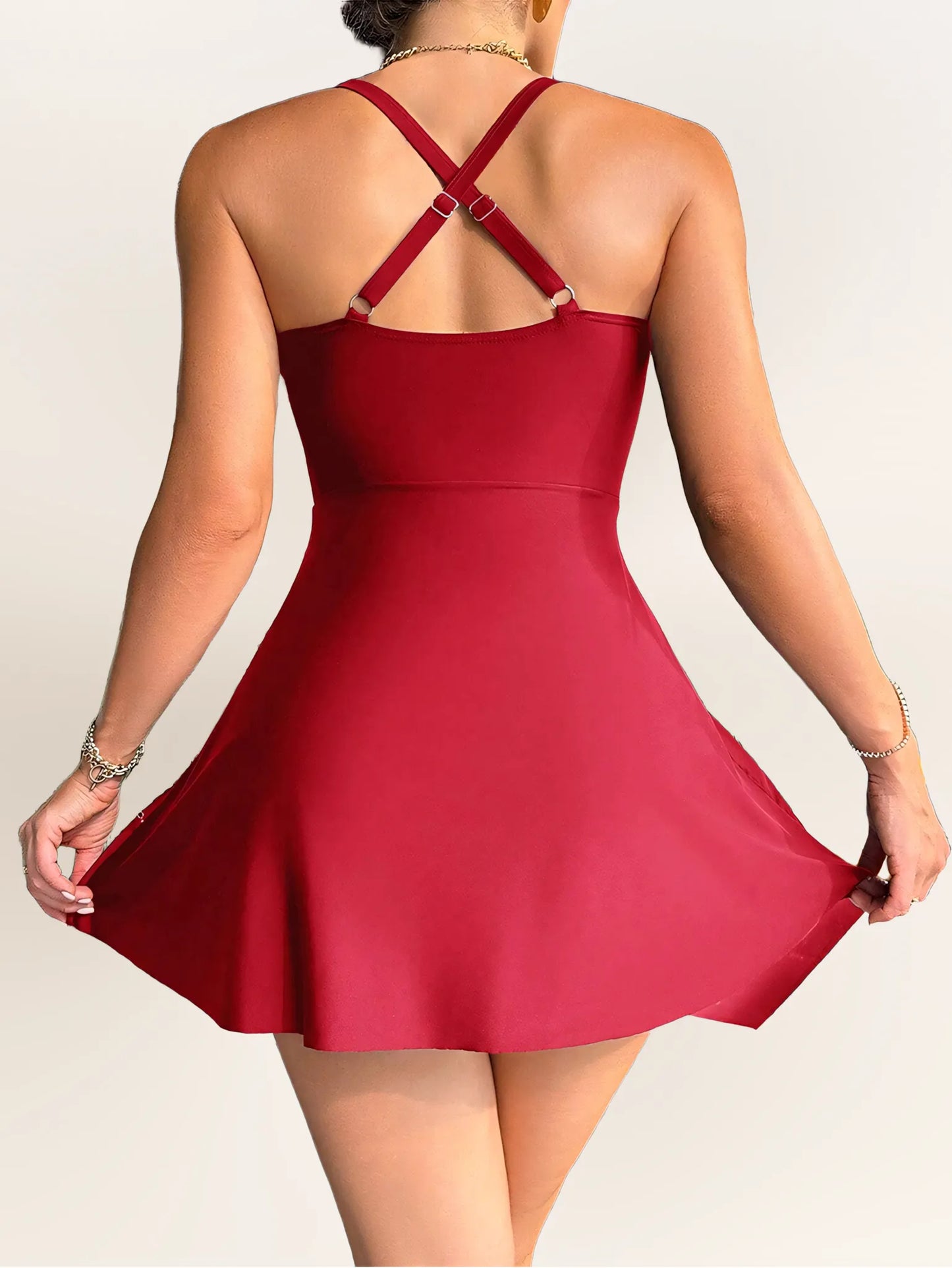 Aura V-Neck One-Piece
